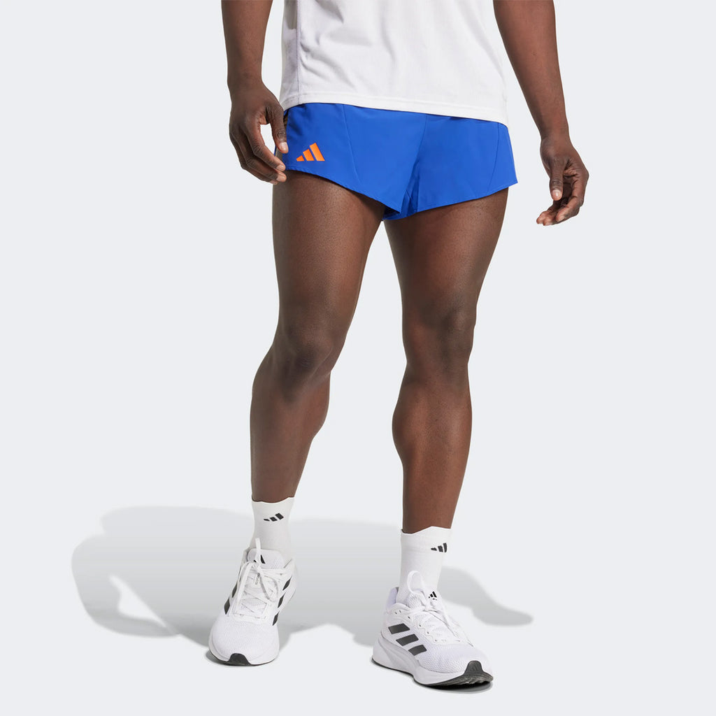 Adidas Adizero Essentials Running Split Men's Running Shorts - Semi Lucid Blue