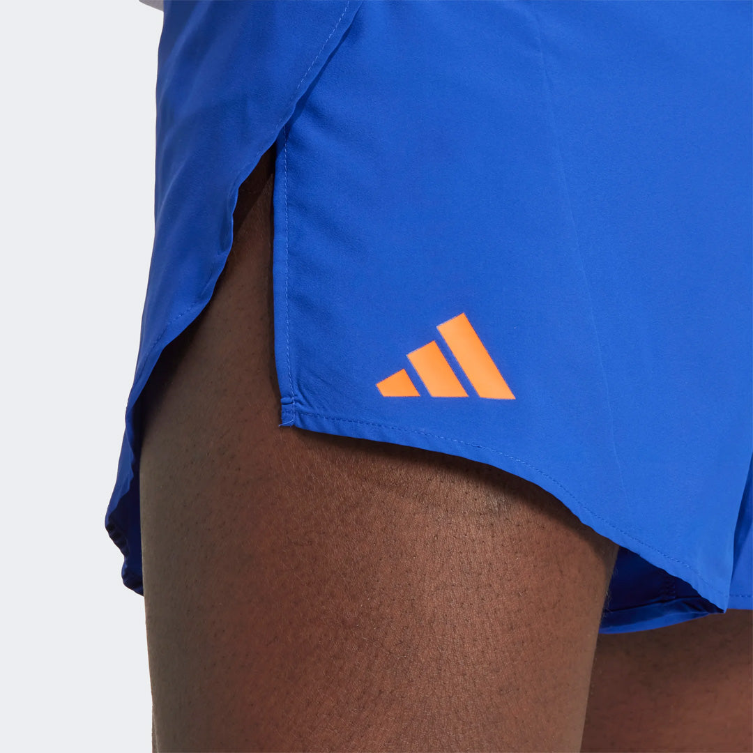 Adidas Adizero Essentials Running Split Men's Running Shorts - Semi Lucid Blue