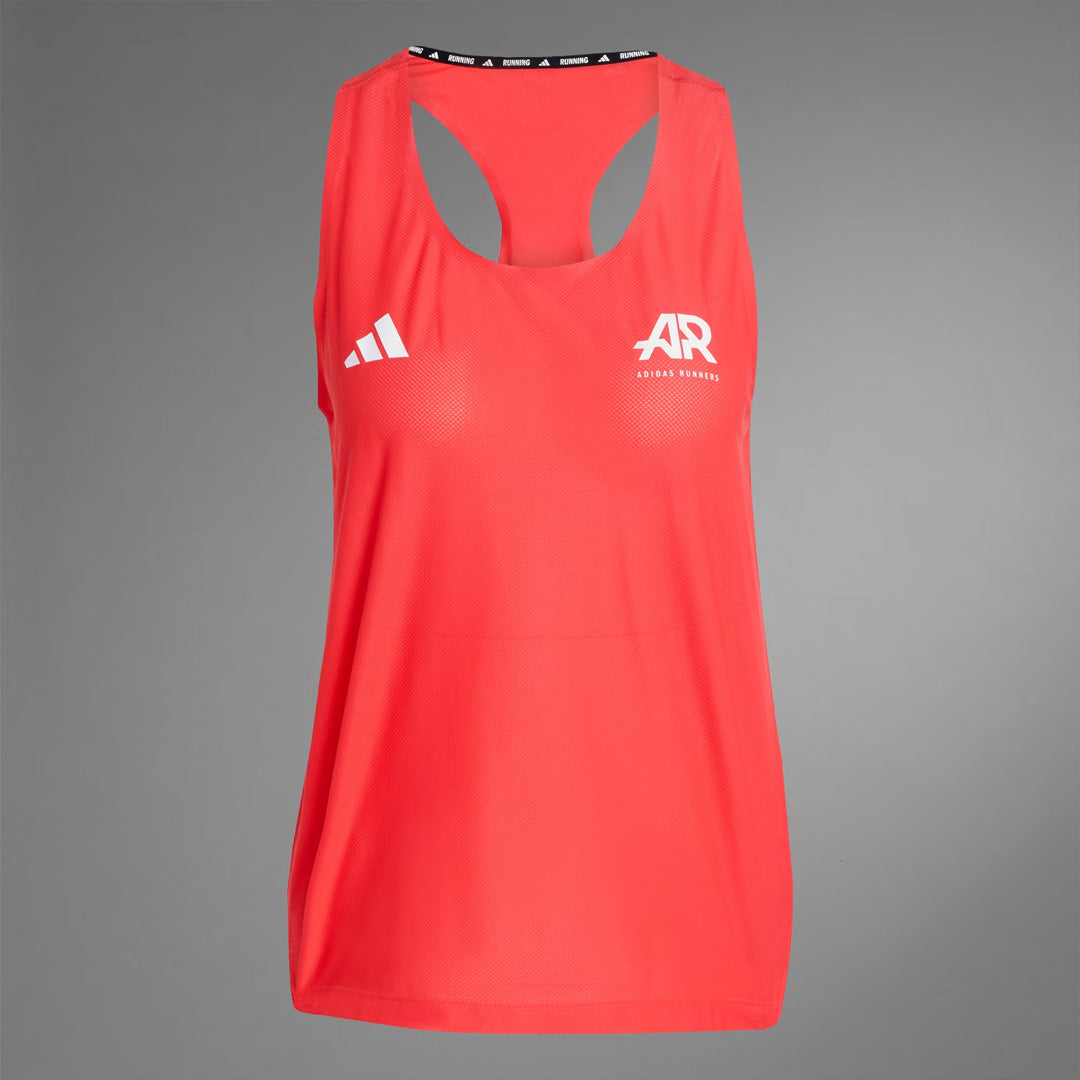 Adidas Runners CLIMACOOL Women's Running Singlet - Semi Lucid Red