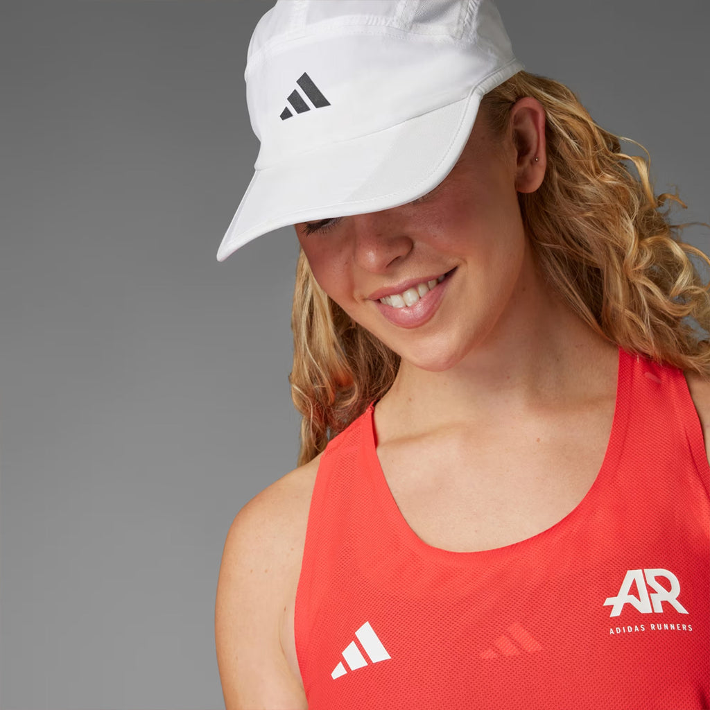 Adidas Runners CLIMACOOL Women's Running Singlet - Semi Lucid Red