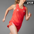 Adidas Runners CLIMACOOL Women's Running Singlet - Semi Lucid Red