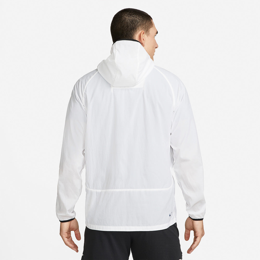 Nike Dri-FIT Trail Aireez Lightweight Men's Running Jacket - White