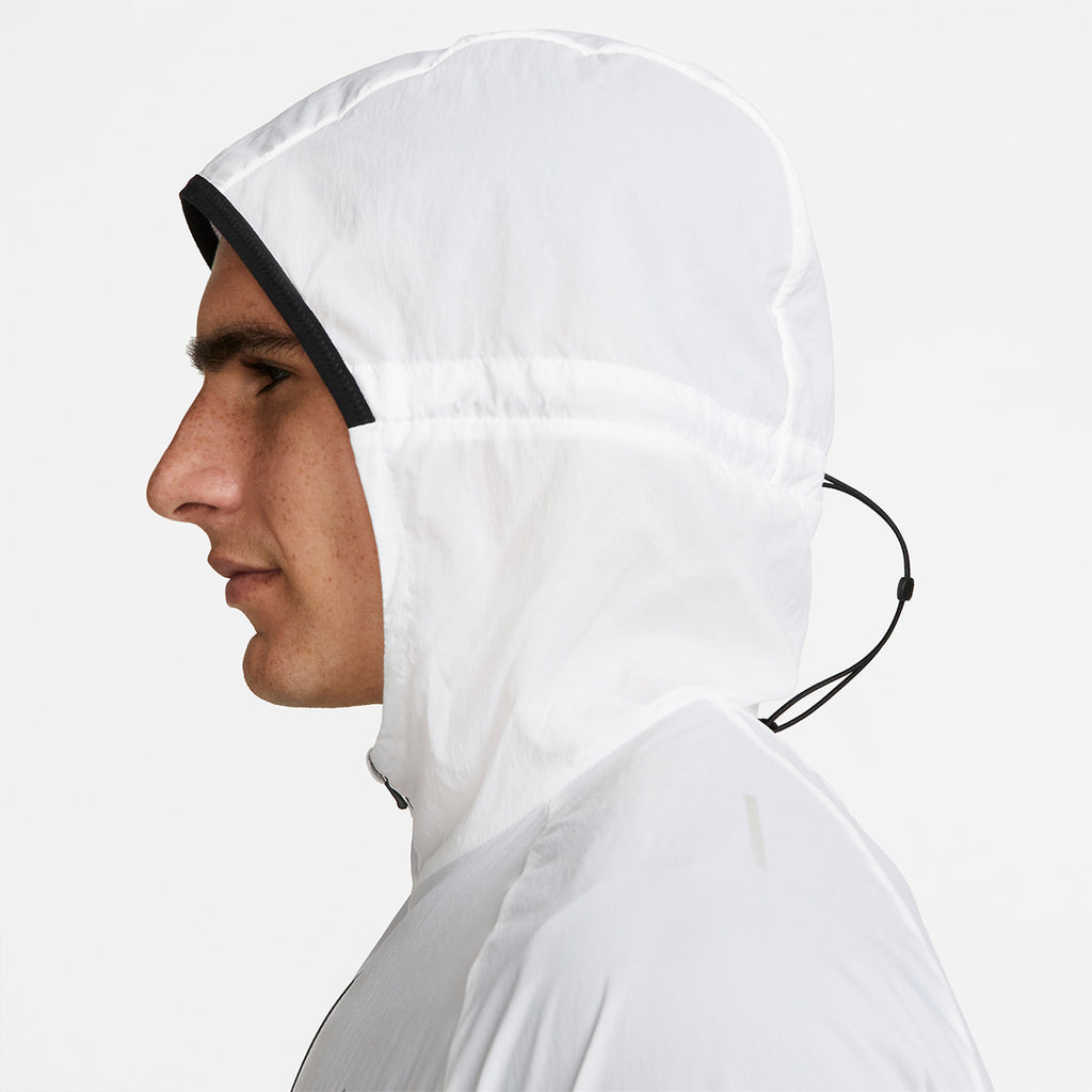 Nike Dri-FIT Trail Aireez Lightweight Men's Running Jacket - White