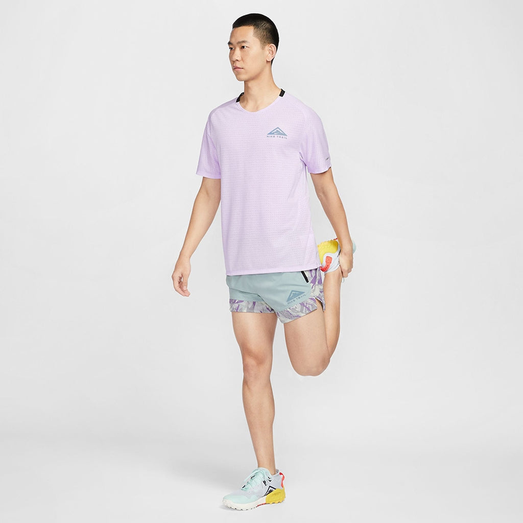 Nike Dri-FIT Trail Solar Chase Men's Running T-Shirt - Misty Purple