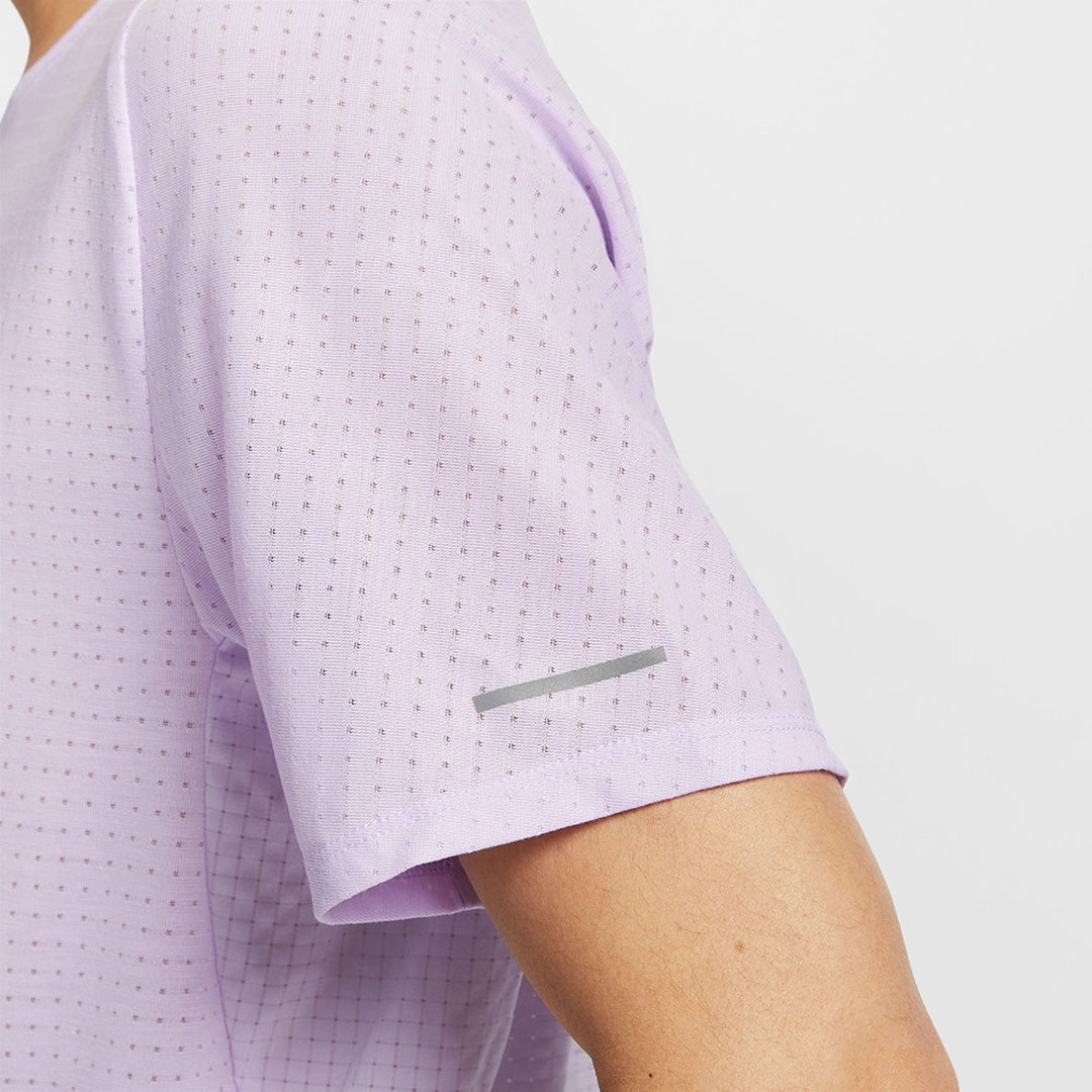 Nike Dri-FIT Trail Solar Chase Men's Running T-Shirt - Misty Purple