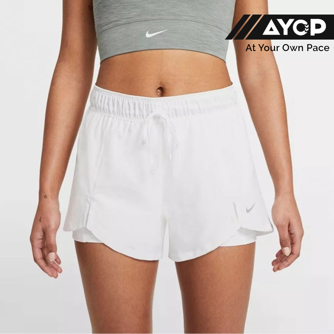 Nike Dri-FIT Flex Essentials 2-in-1 Women's Running Shorts  - White