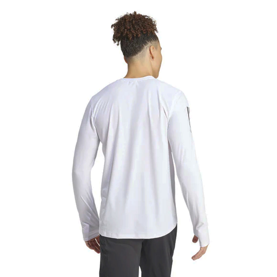 Adidas Own The Run Long Sleeve Men's Running T-Shirt - White