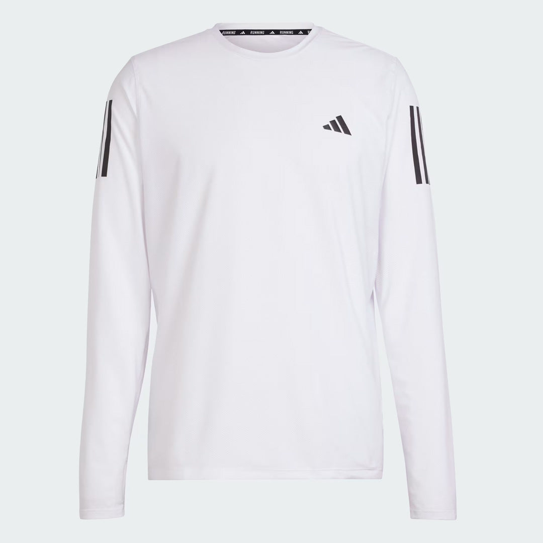 Adidas Own The Run Long Sleeve Men's Running T-Shirt - White