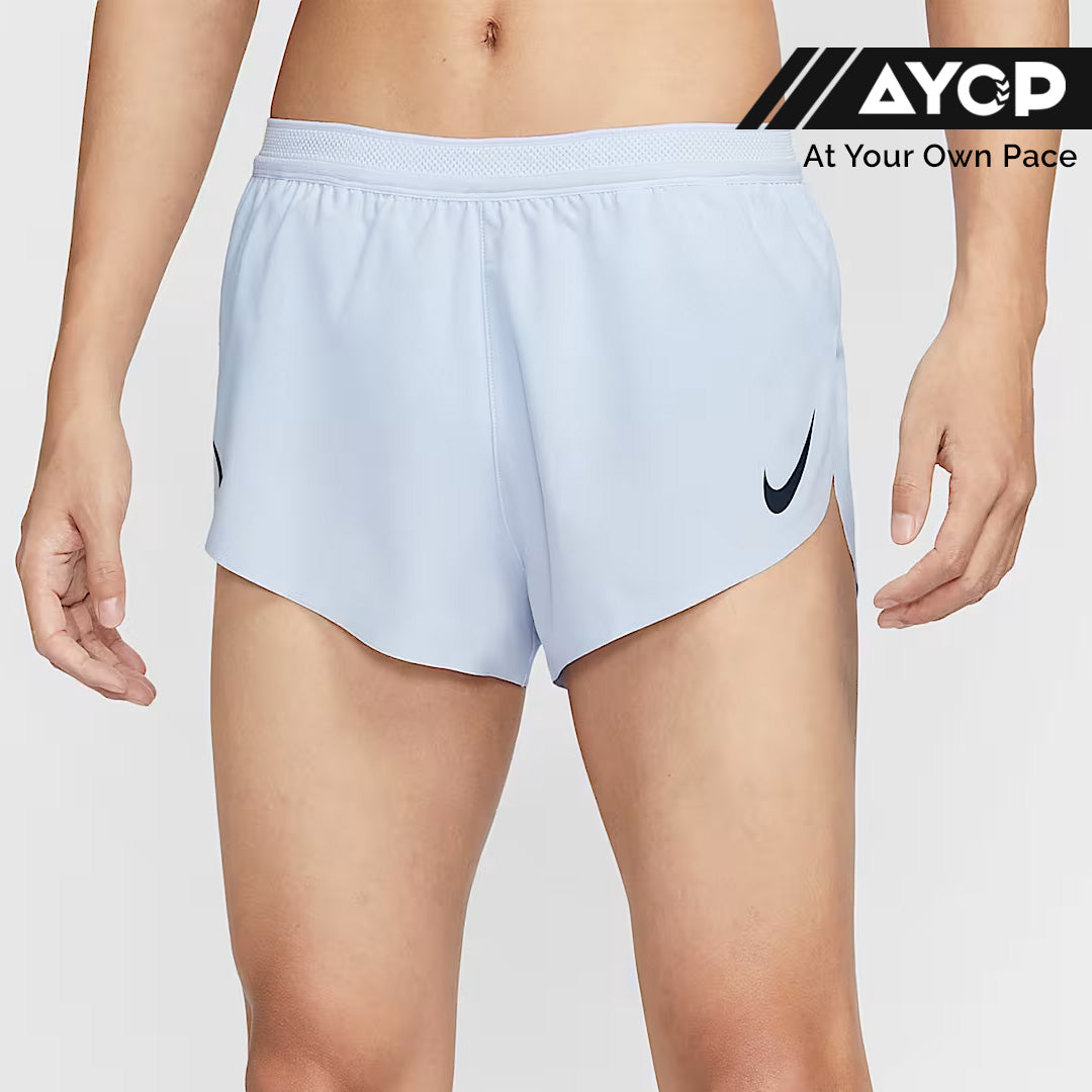 Nike Dri-FIT ADV Aeroswift 2-inch Men's Racing Shorts - Football Grey