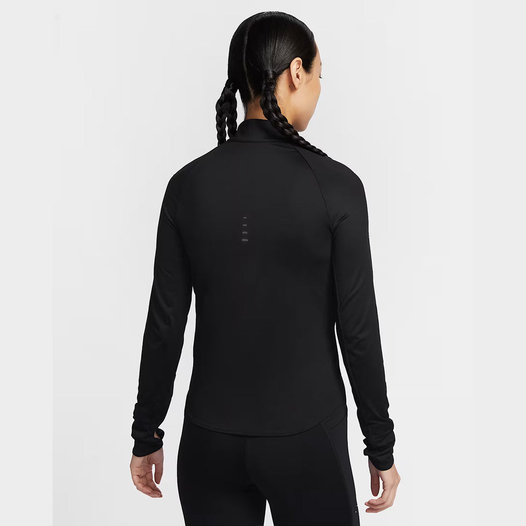 Nike Swift Dri-FIT UV 1/4 Zip Women's Running Jacket - Black