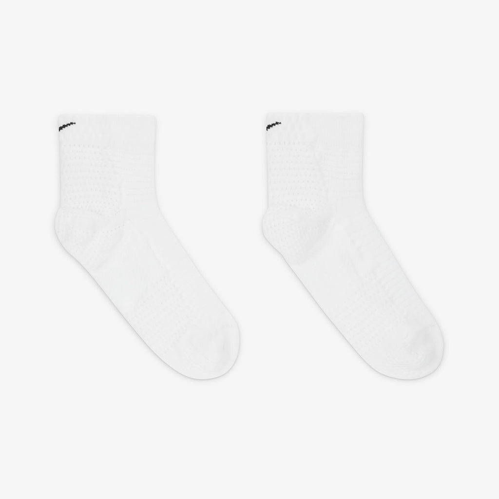 (1 Pair) Nike Unicorn Dri-FIT ADV Cushioned Ankle Unisex Running Socks - White