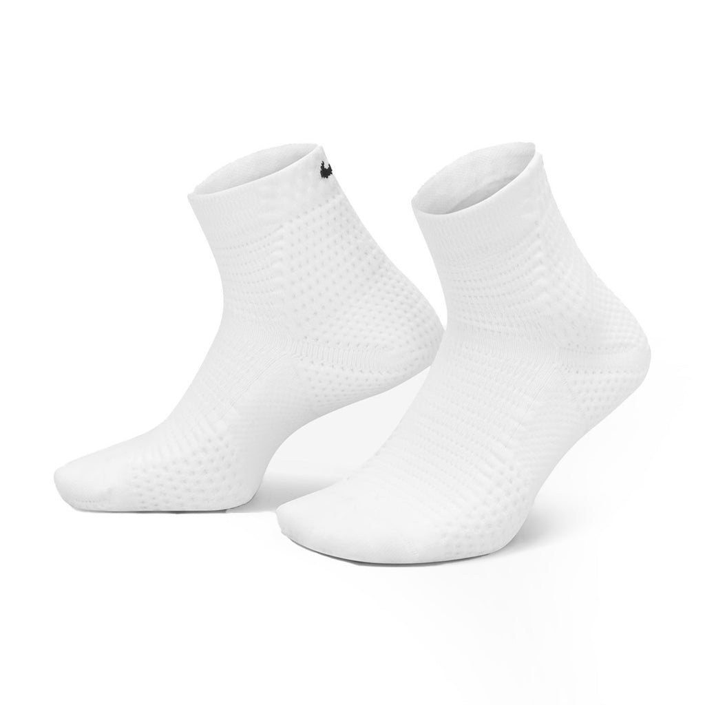 (1 Pair) Nike Unicorn Dri-FIT ADV Cushioned Ankle Unisex Running Socks - White