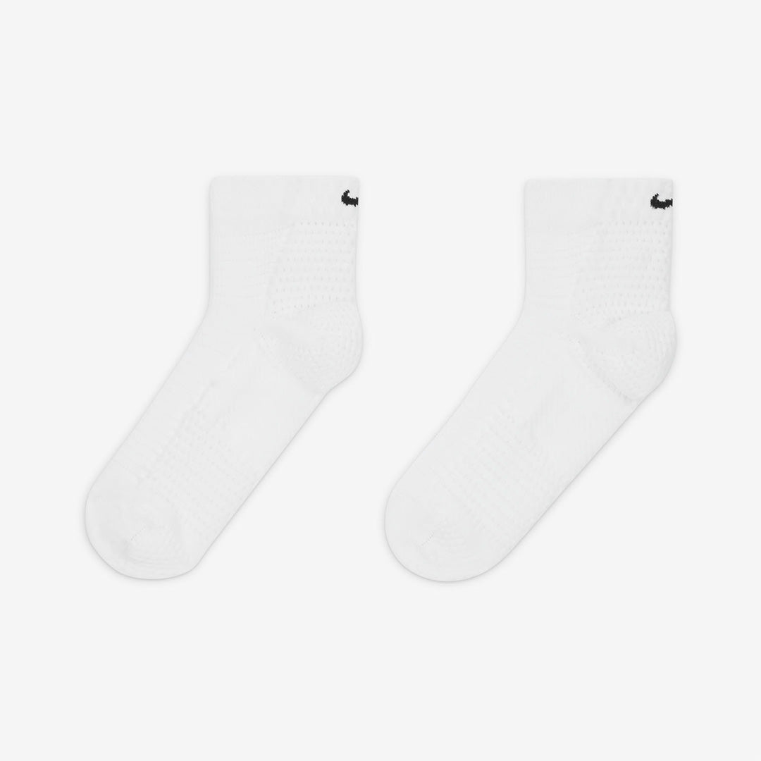 (1 Pair) Nike Unicorn Dri-FIT ADV Cushioned Ankle Unisex Running Socks - White