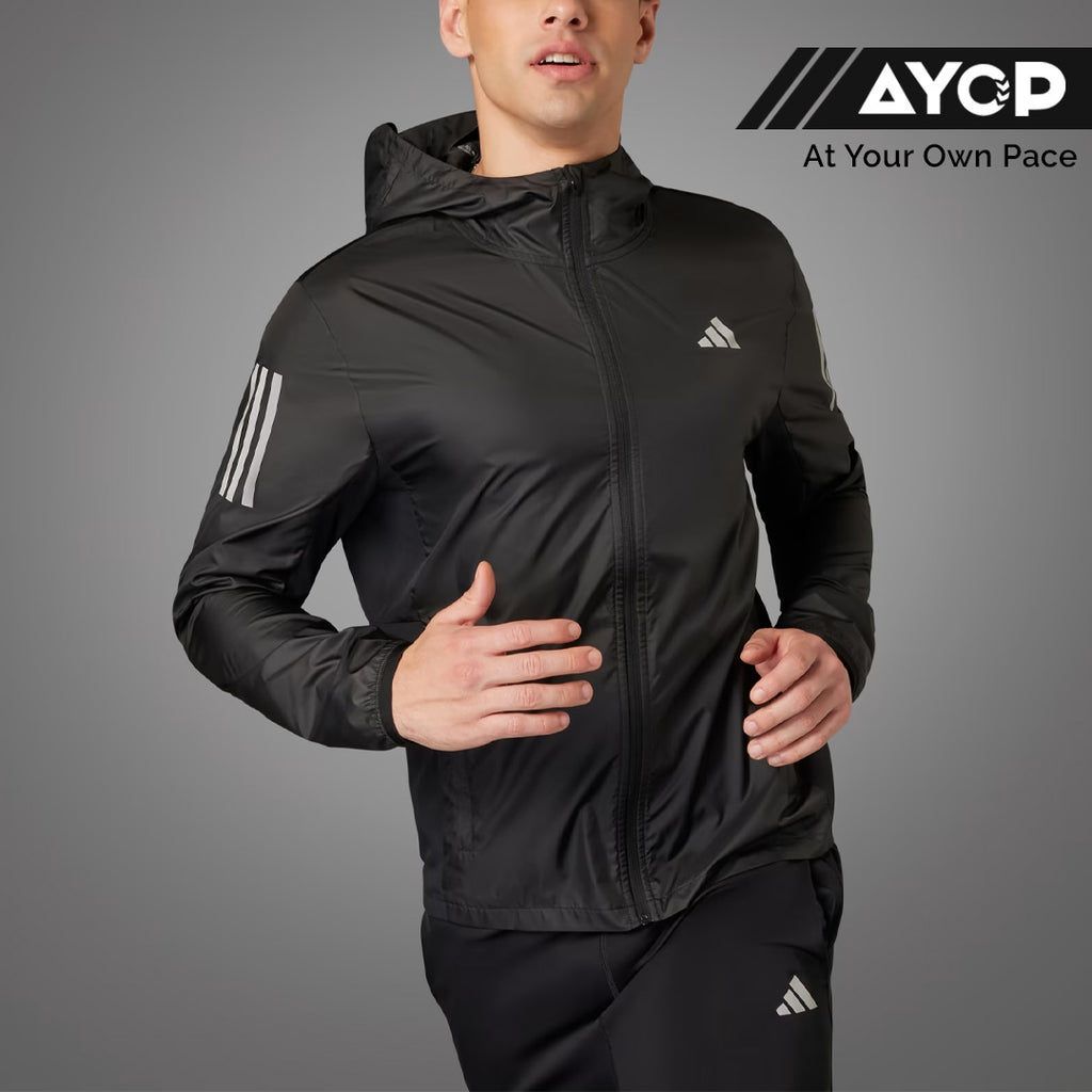 Adidas Own The Run Men's Running Jacket - Black
