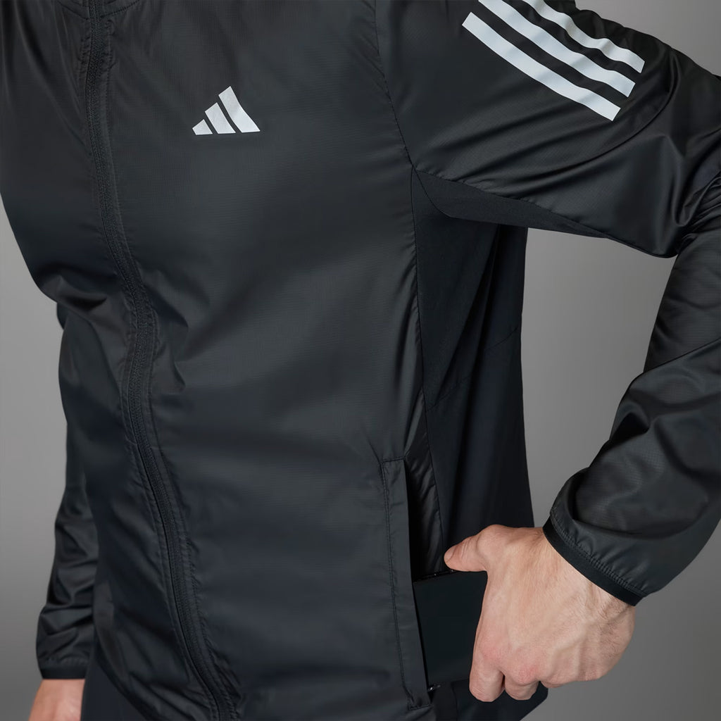 Adidas Own The Run Men's Running Jacket - Black