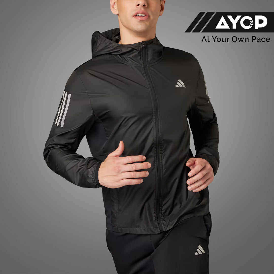 Adidas Own The Run Men's Running Jacket - Black