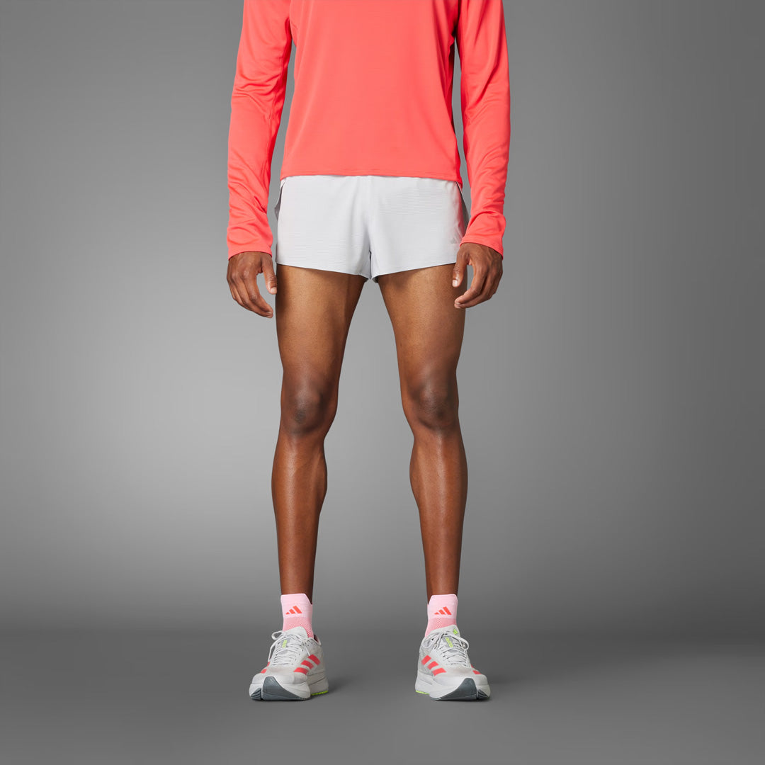 Adidas Adizero Ekiden 3-inch Men's Running Shorts - Grey Two