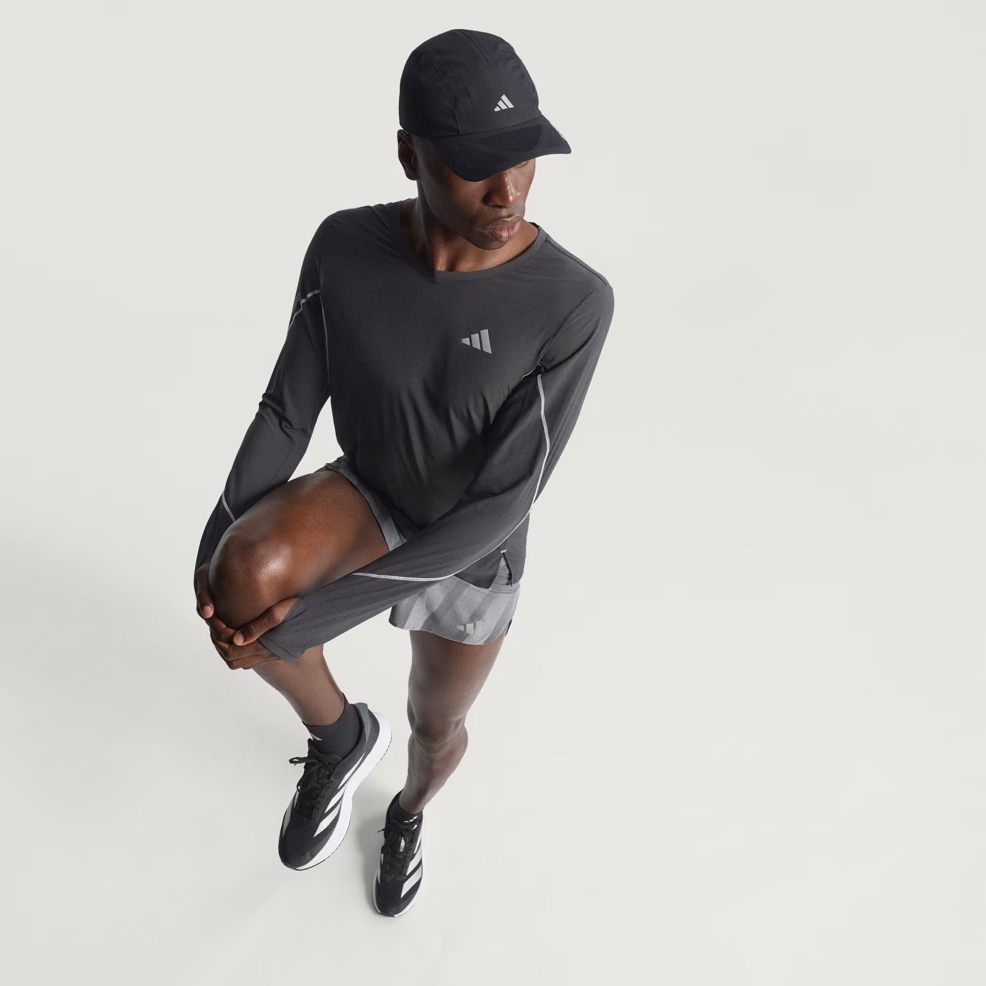 Adidas Adizero Break The Norm Men’s Running Long Sleeve - Black