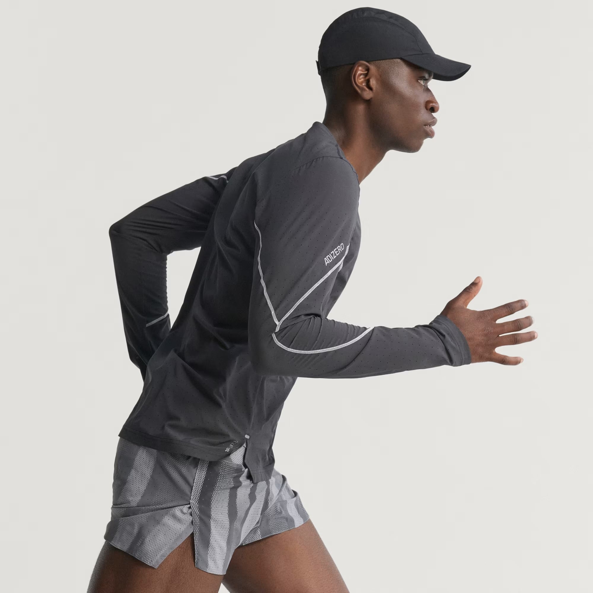 Adidas Adizero Break The Norm Men’s Running Long Sleeve - Black