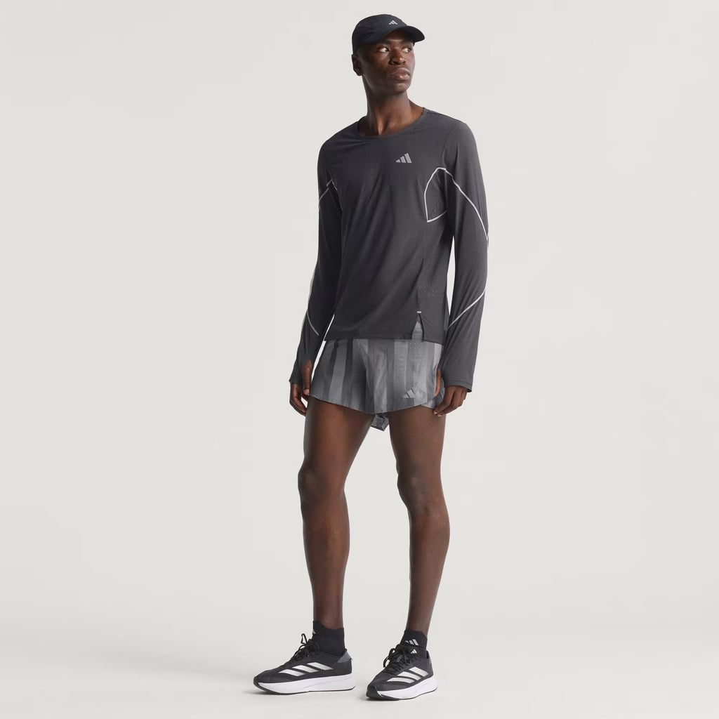 Adidas Adizero Break The Norm Men’s Running Long Sleeve - Black