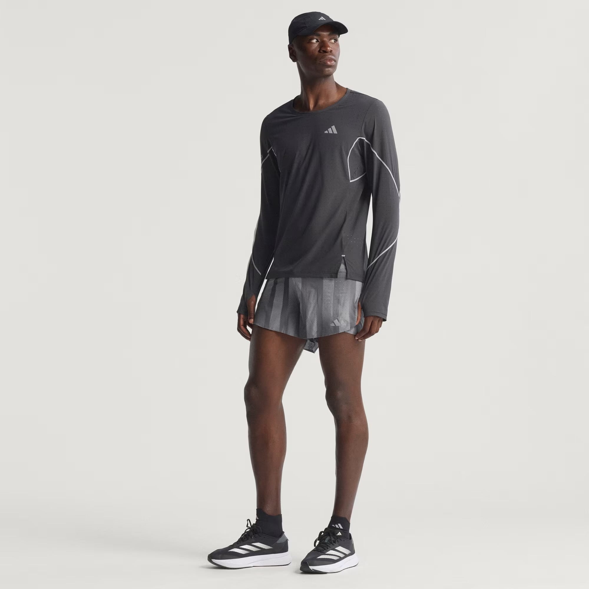 Adidas Adizero Break The Norm Men’s Running Long Sleeve - Black