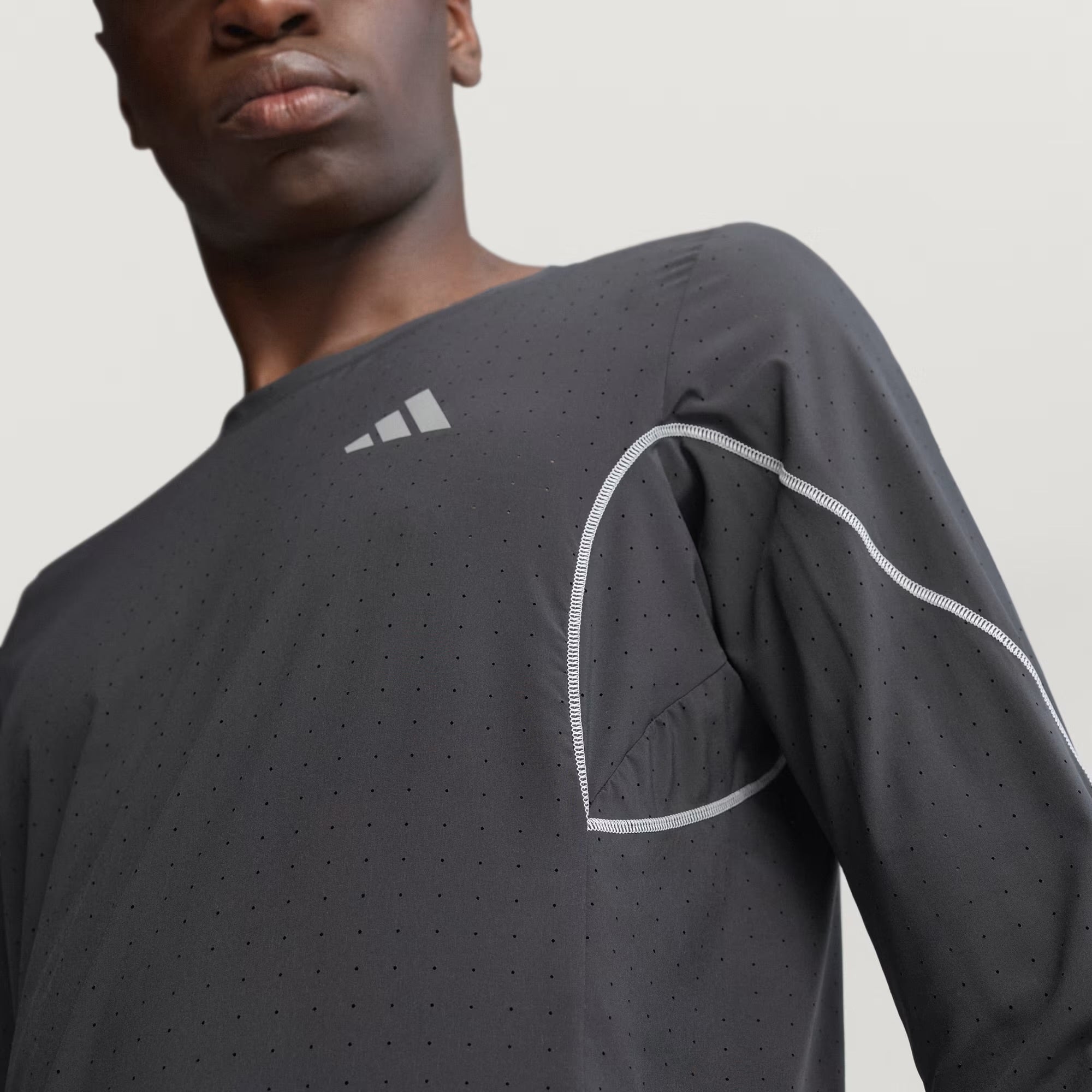 Adidas Adizero Break The Norm Men’s Running Long Sleeve - Black