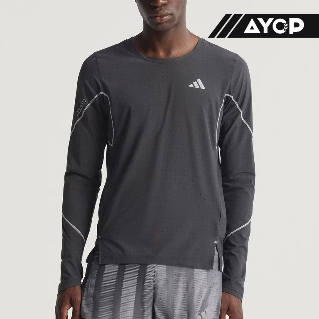 Adidas Adizero Break The Norm Men’s Running Long Sleeve - Black