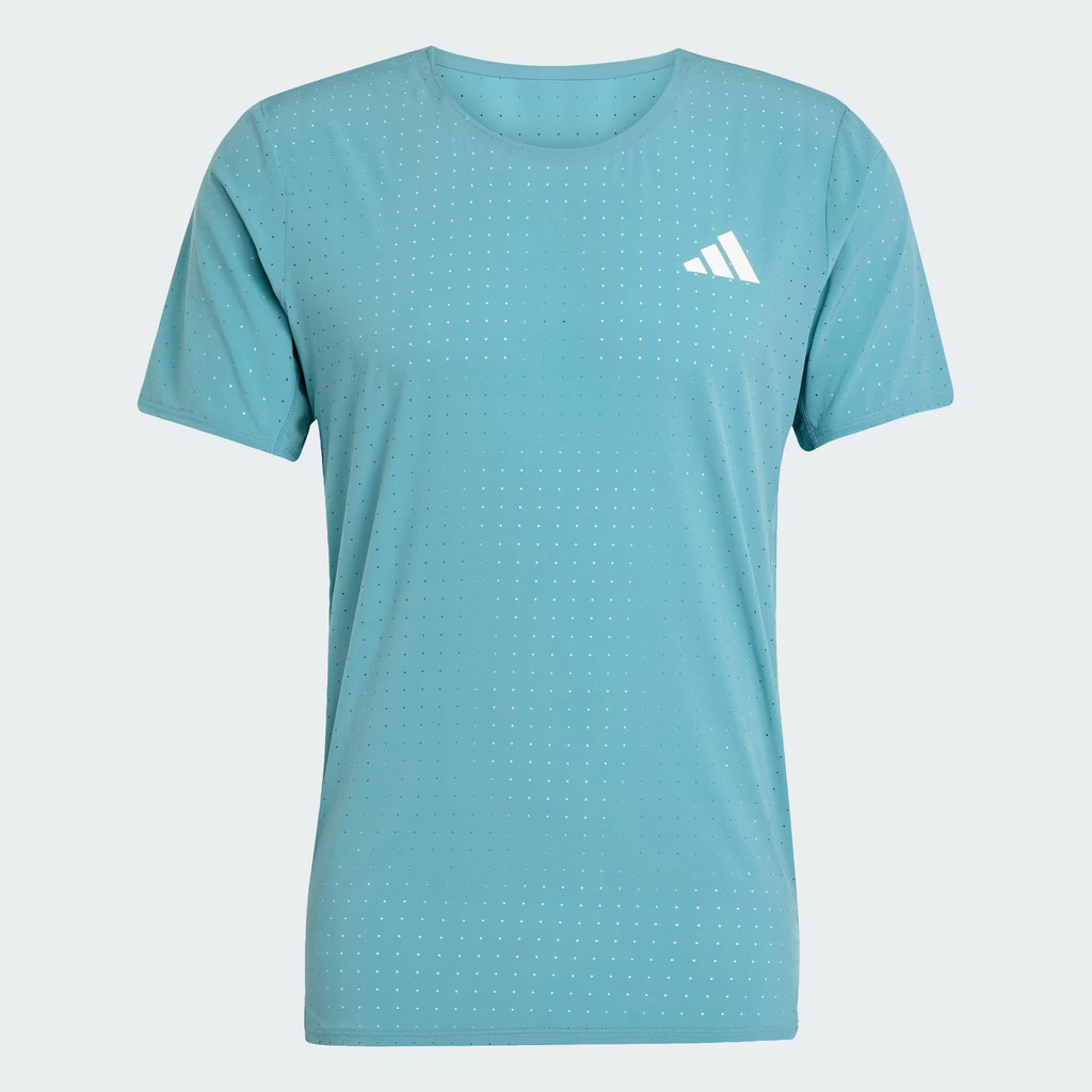 Adidas Adizero Perforated Men’s Running T-Shirt - Turquoise