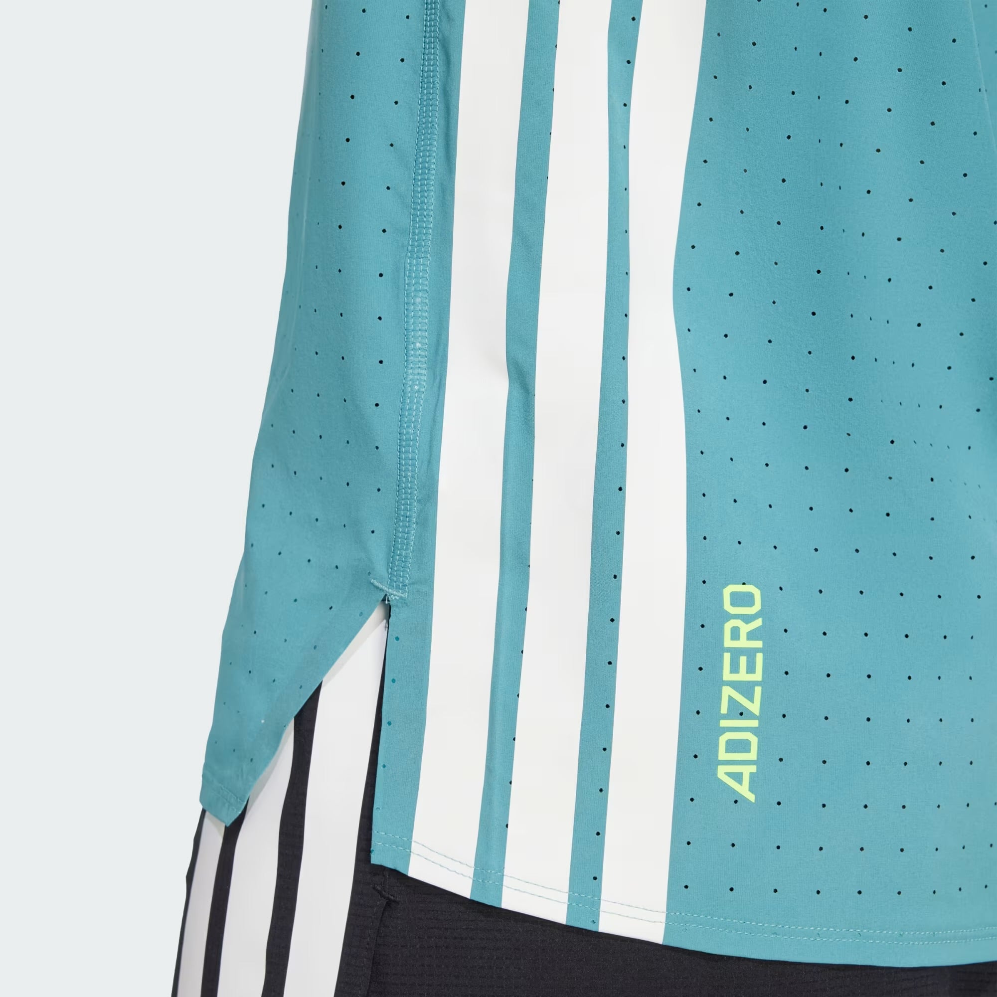 Adidas Adizero Perforated Men’s Running T-Shirt - Turquoise