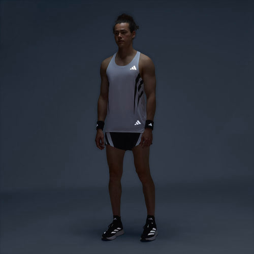 Adidas Adizero Archive Climacool Men’s Running Singlet Tank Top - White
