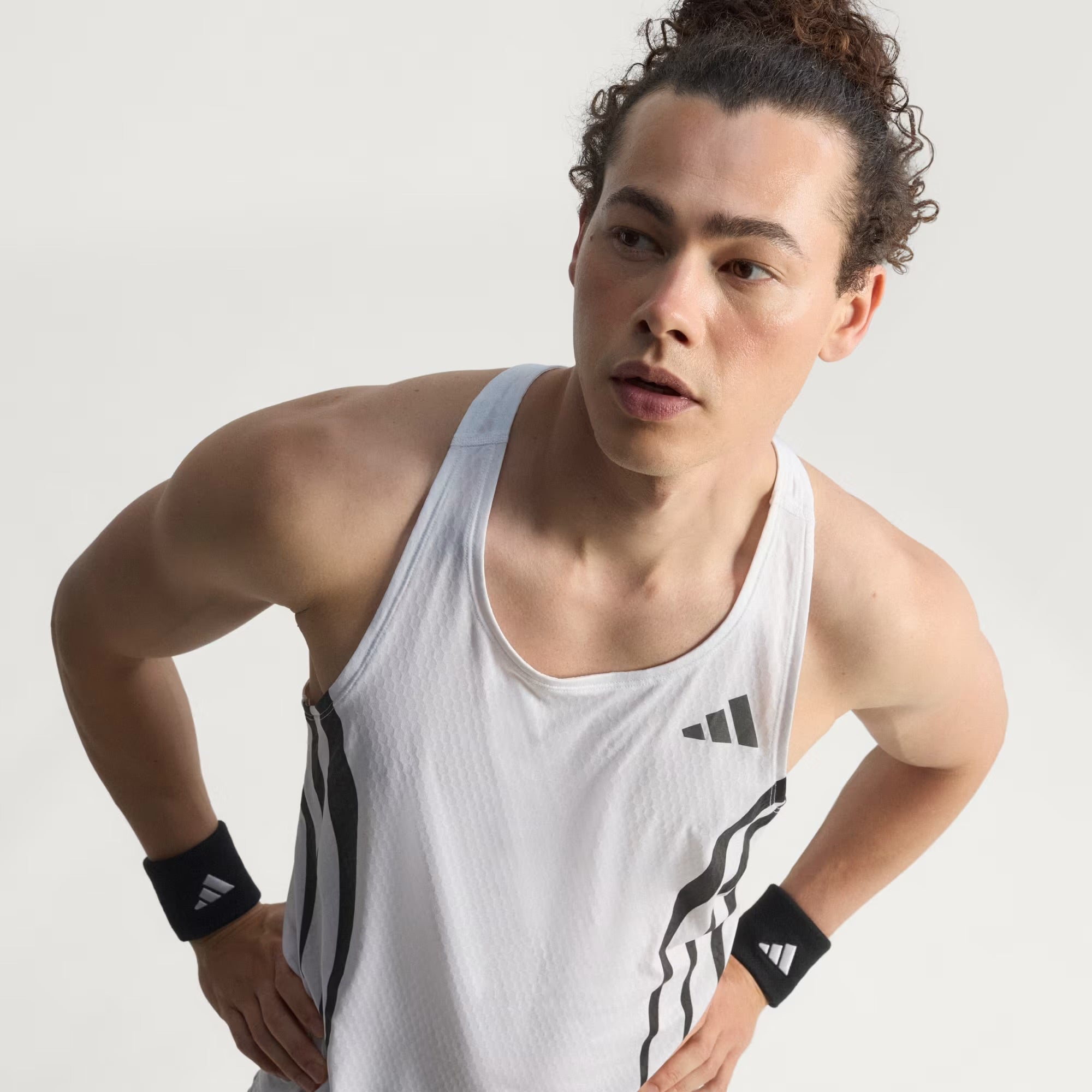 Adidas Adizero Archive Climacool Men’s Running Singlet Tank Top - White
