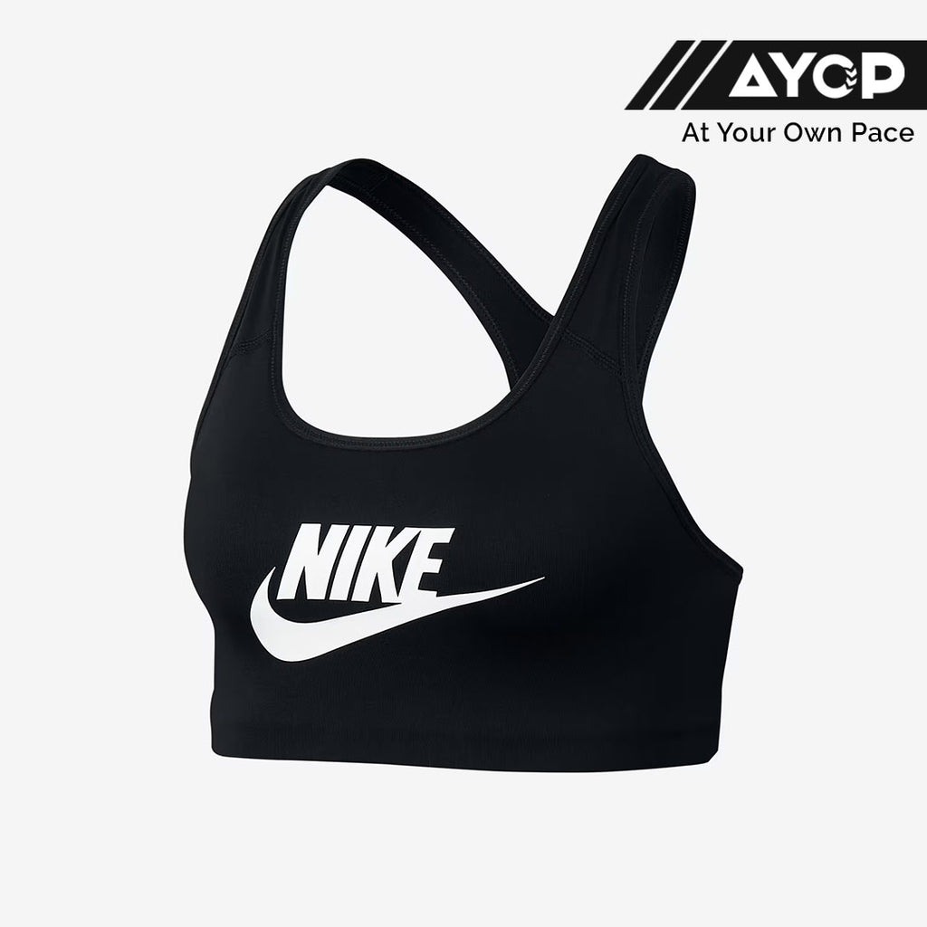 Nike Swoosh Medium Support Women's Sports Bra - Black