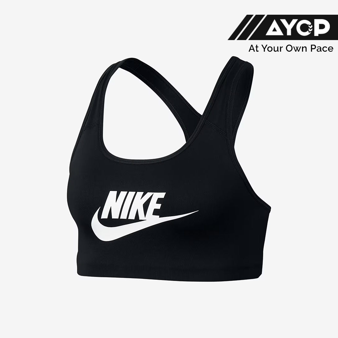Nike Swoosh Medium Support Women's Sports Bra - Black