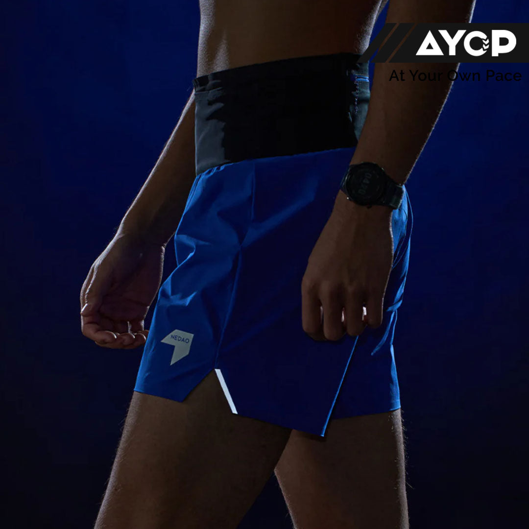 Nedao Storage PowerPouch V3.0 Men's Running Shorts - Black