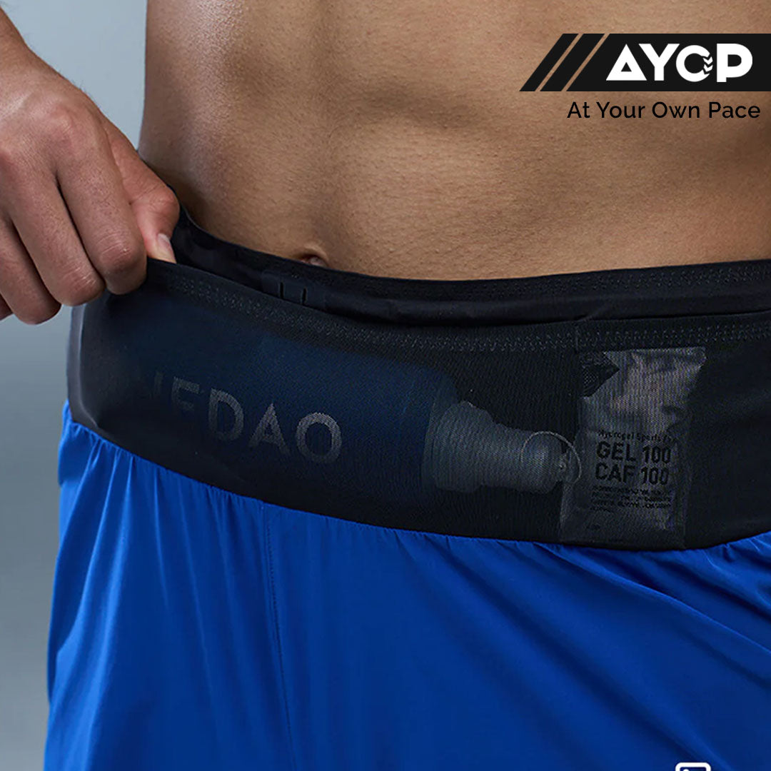 Nedao Storage PowerPouch V3.0 Men's Running Shorts - Black