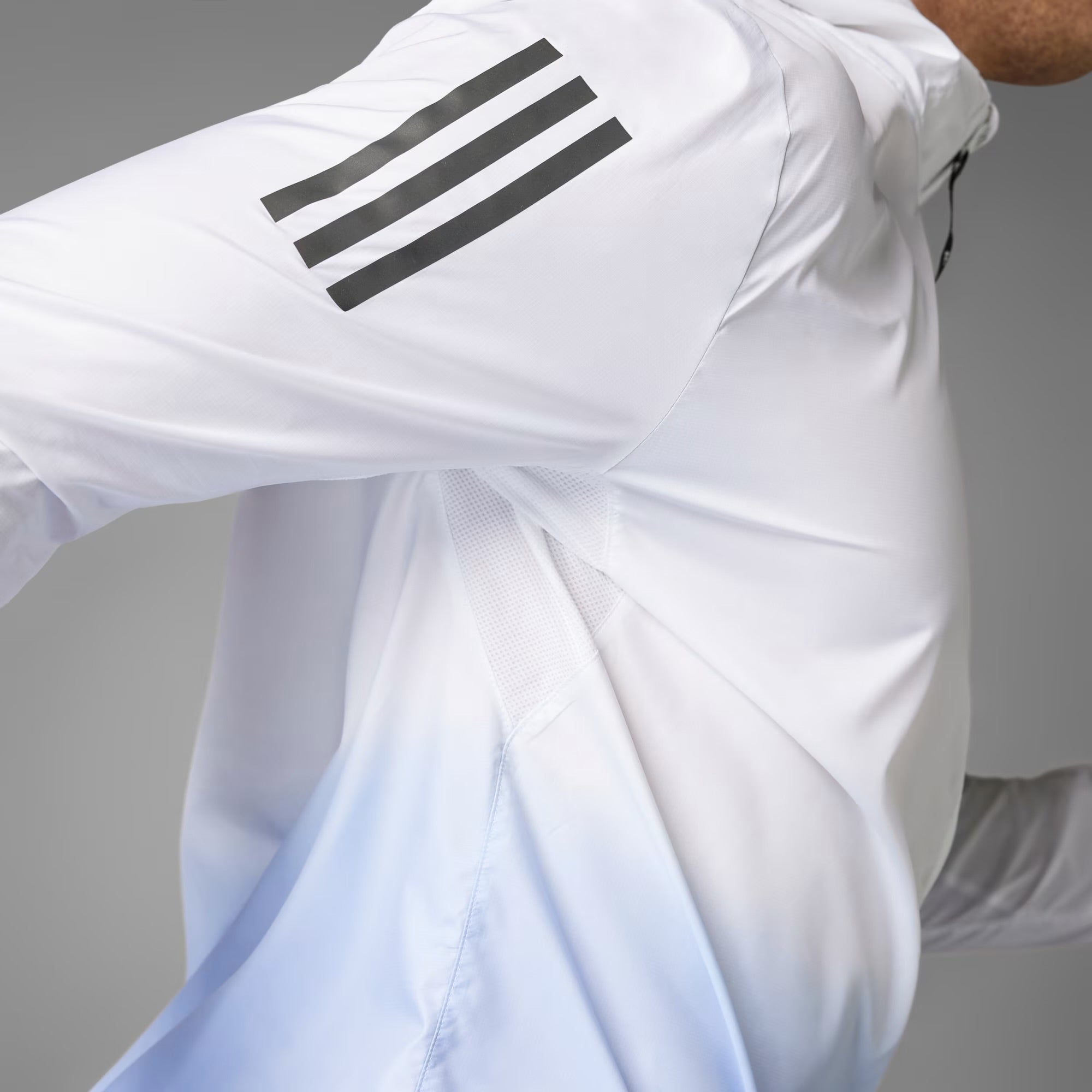 Adidas Own The Run Colorblock Men’s Running Jacket - White Violet Tone