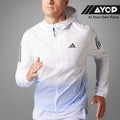Adidas Own The Run Colorblock Men’s Running Jacket - White Violet Tone