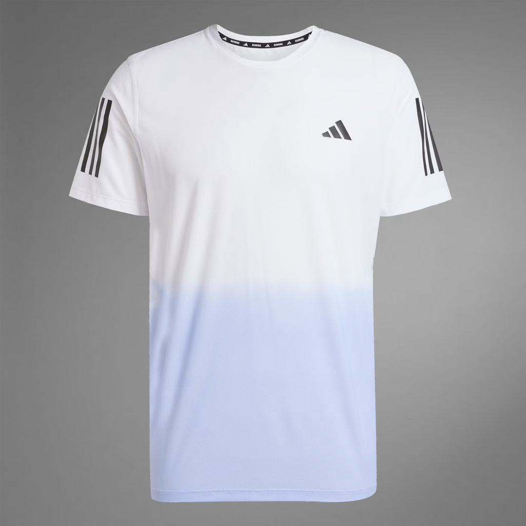 Adidas Own The Run Climacool Colorblock Men’s Running T-Shirt - White Violet Tone