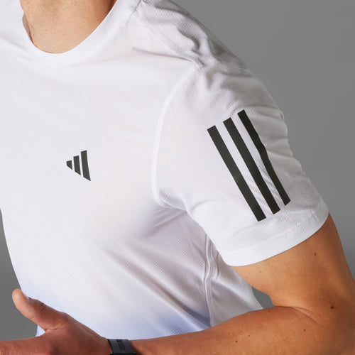 Adidas Own The Run Climacool Colorblock Men’s Running T-Shirt - White Violet Tone
