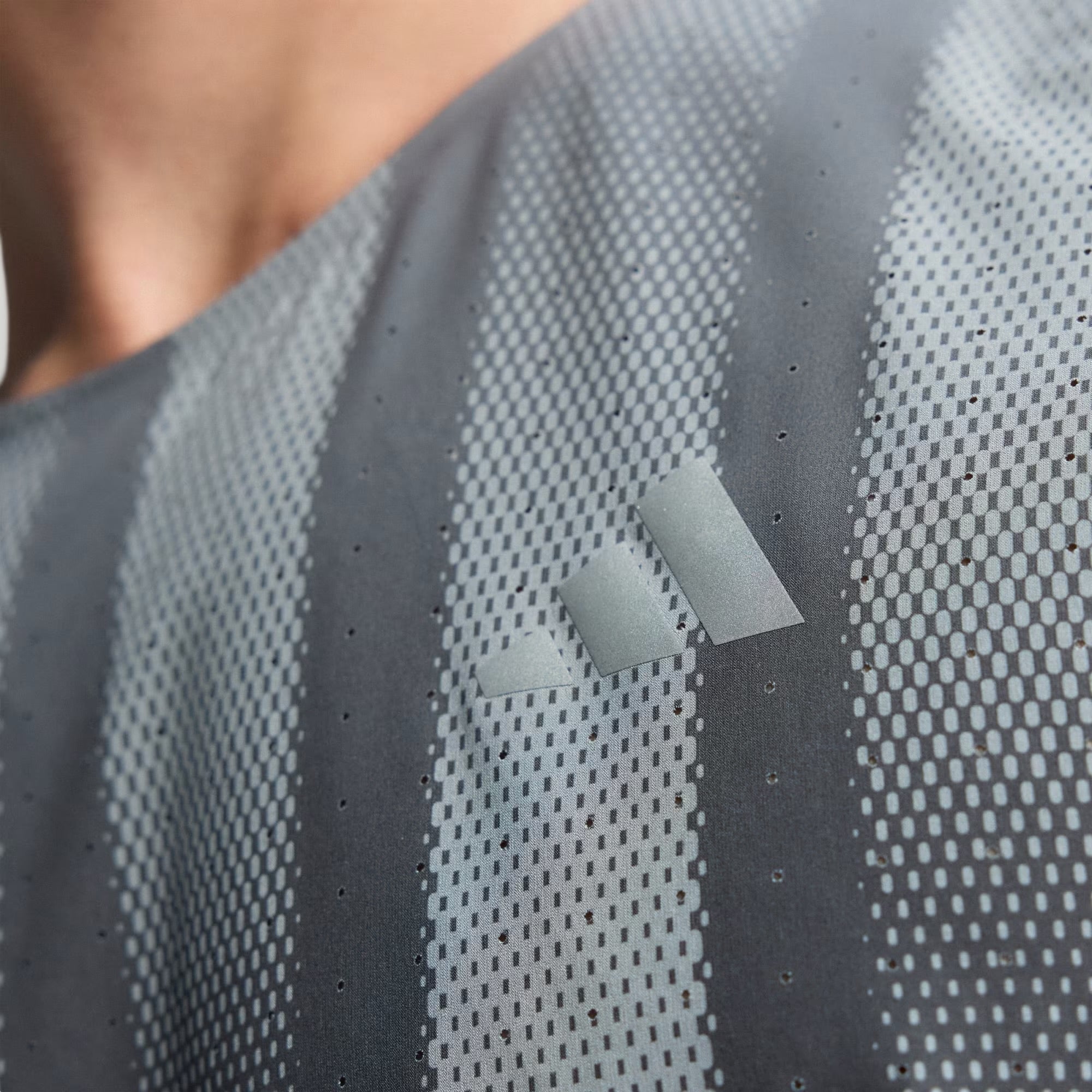 Adidas Adizero Break The Norm Sleeveless Men’s Running Singlet - Grey Three