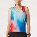Nedao QiFlow Racing Vortex Women’s Running Singlet - London Blue