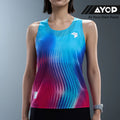 Nedao QiFlow Racing Vortex Women’s Running Singlet - Joy Blue