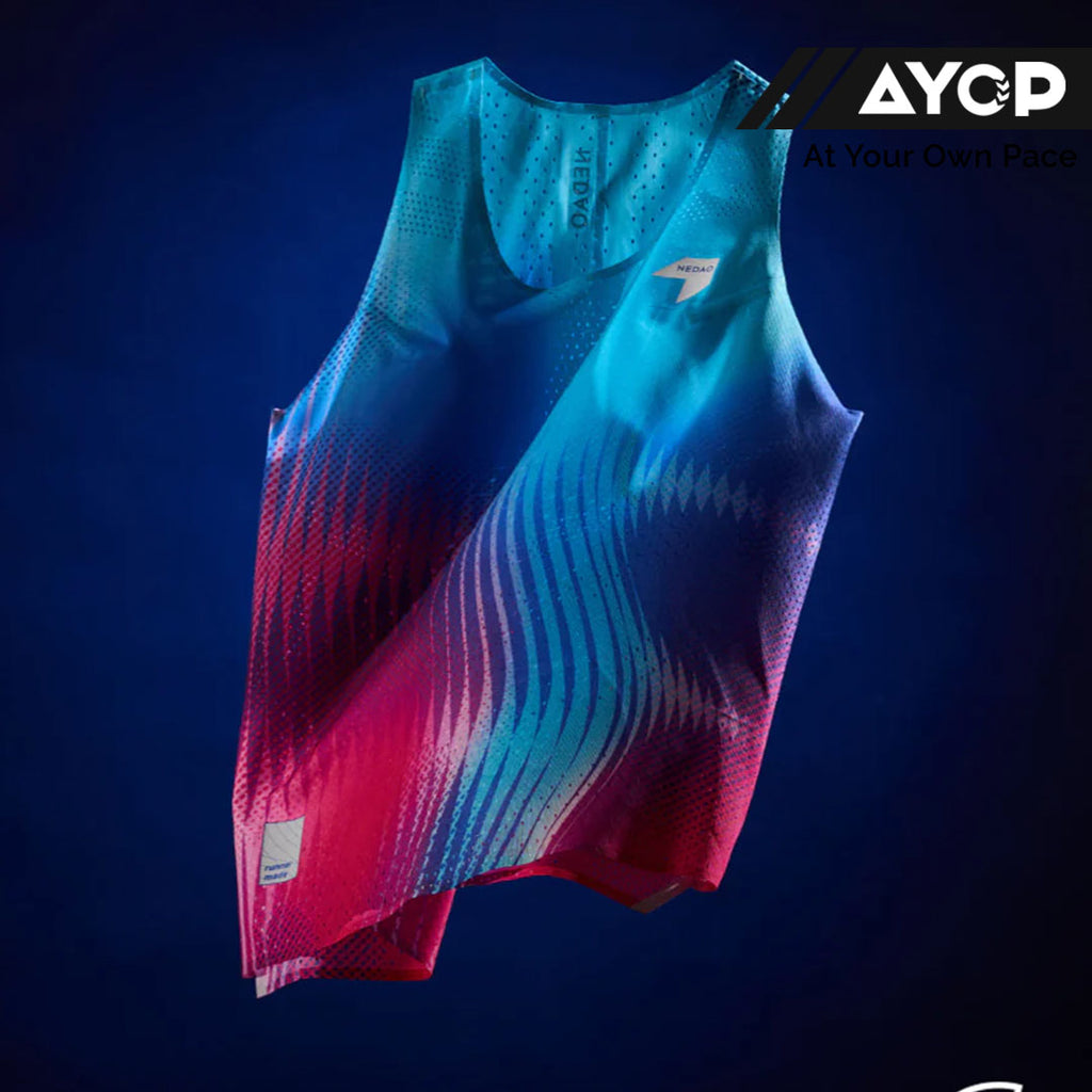 Nedao QiFlow Racing Vortex Women’s Running Singlet - Joy Blue