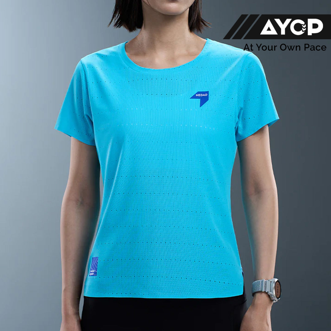 Nedao QiFlow Running T-Shirt V4.0 Women's Running T-Shirt - Joy Blue
