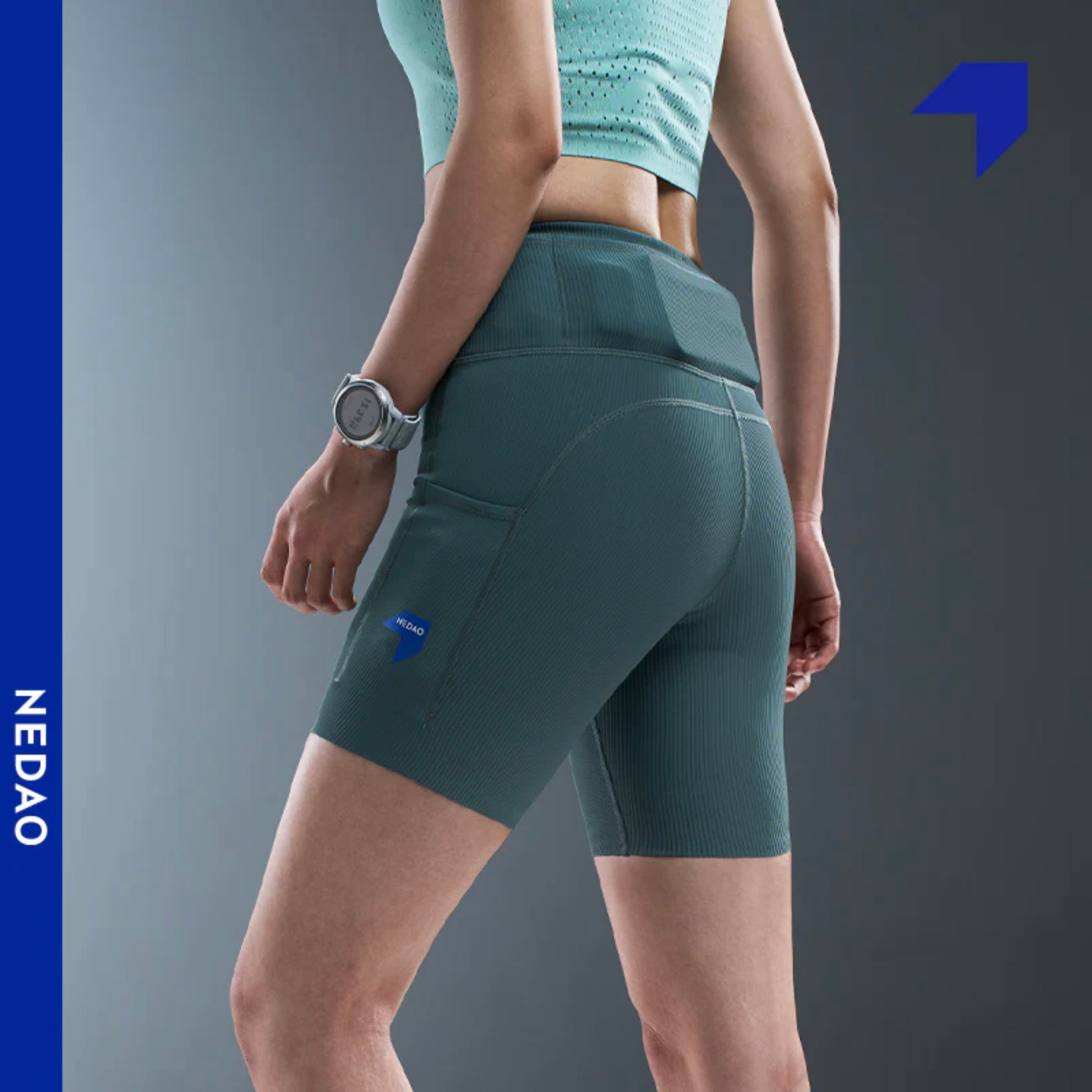 Nedao VelocityX Pro 6-inch 1/2 Length Women’s Running Tights