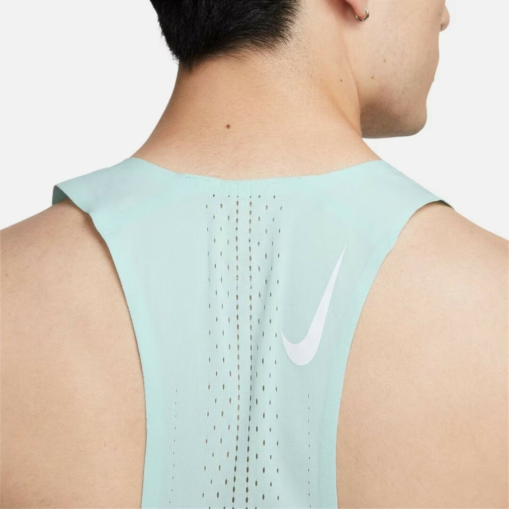 Nike Dri-FIT ADV AeroSwift Men's Racing Singlet - Jade Ice
