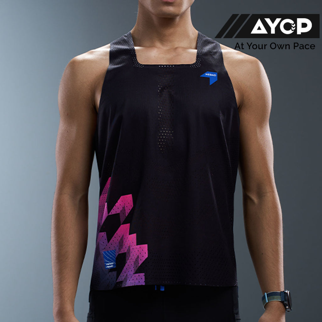 Nedao QiFlow Vortex Men’s Running Singlet Tank Top