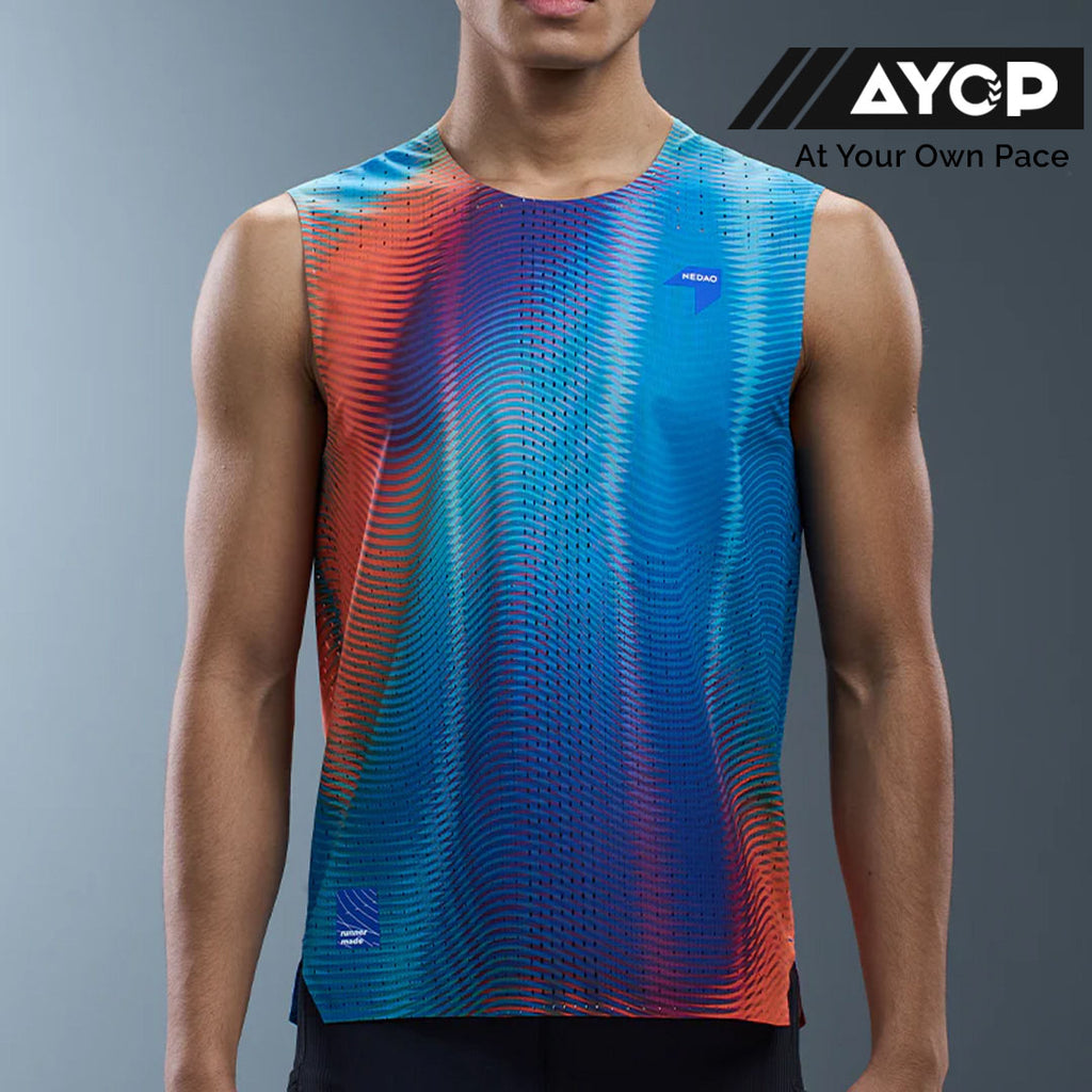 Nedao QiFlow Vortex Men’s Running Singlet Tank Top