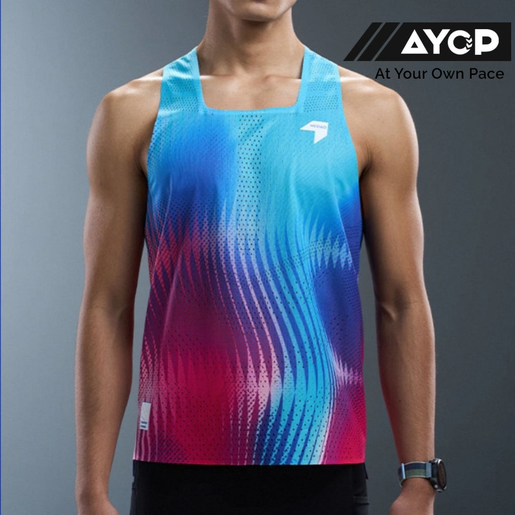 Nedao QiFlow Vortex Men’s Running Singlet Tank Top