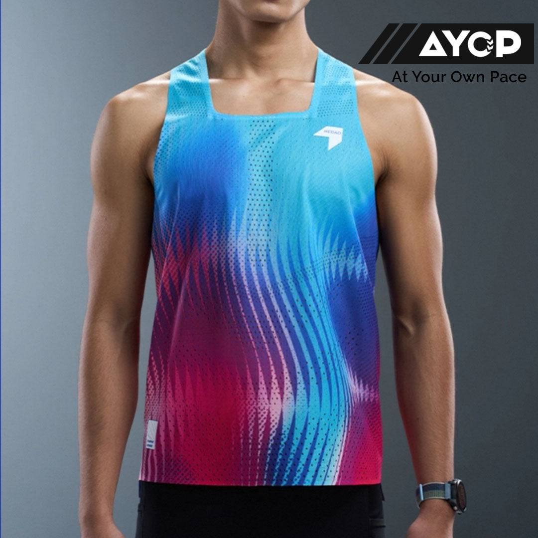 Nedao QiFlow Vortex Men’s Running Singlet Tank Top
